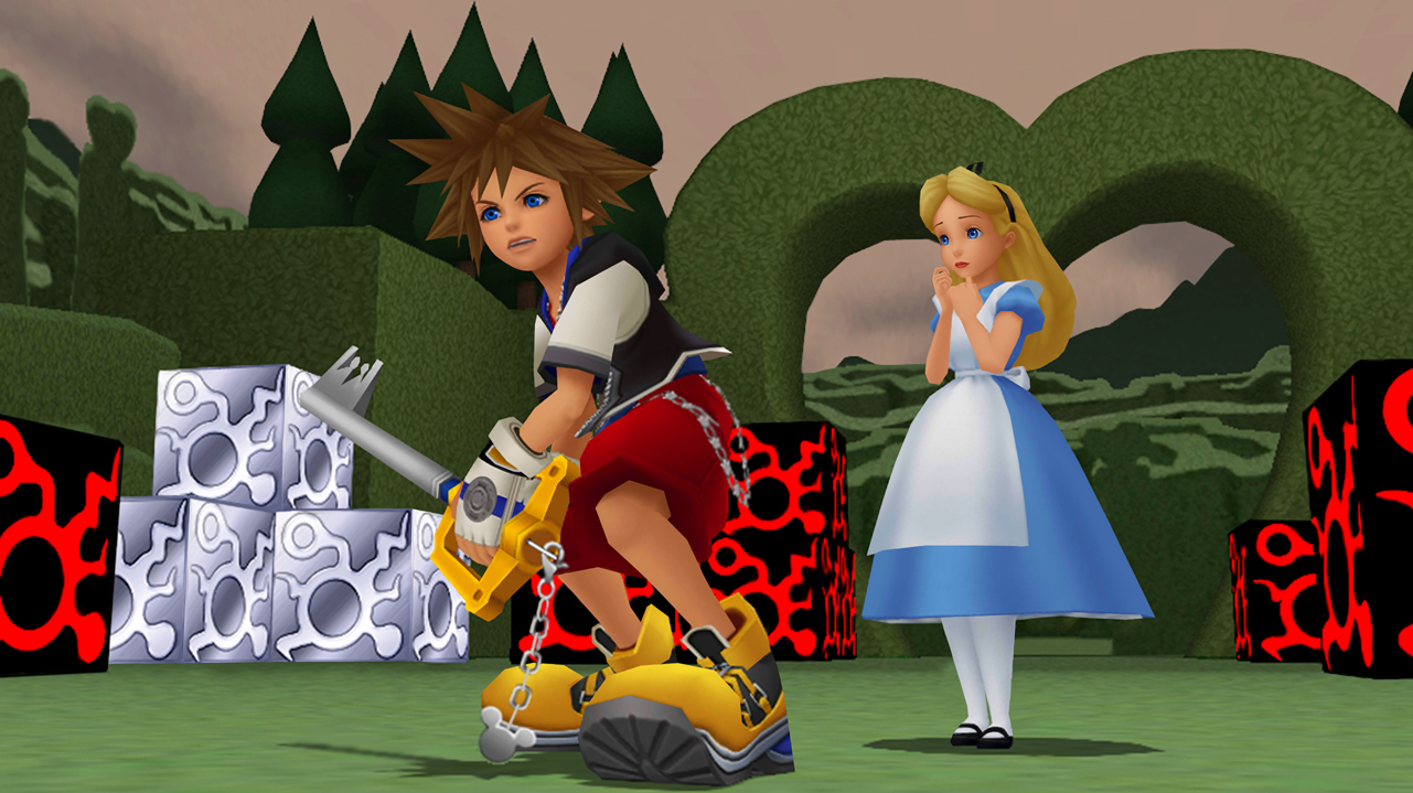 Square Enix Tokyo Game Show 2014 KH2.5 Re Coded Wonderland Data Sora and Alice