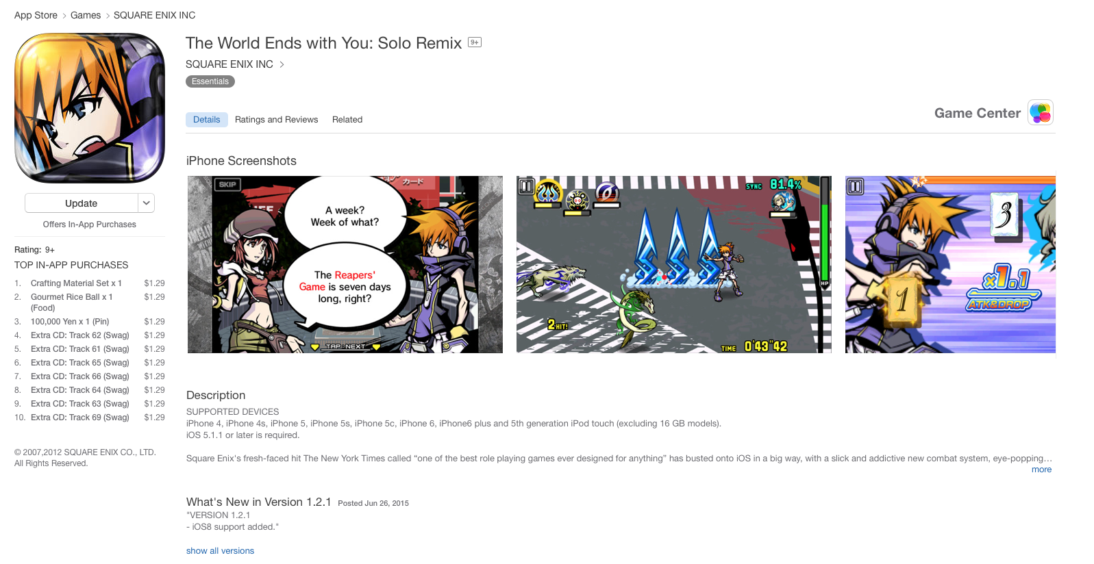 The World Ends with You: Solo Remix now available on Android for $17.99 -  Polygon