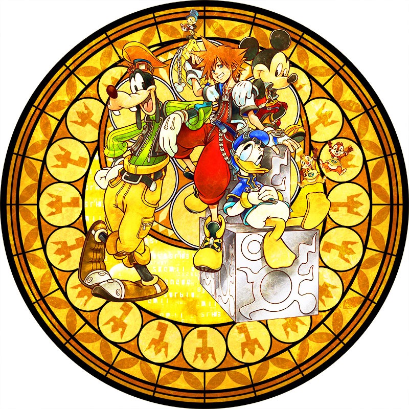 Kingdom Hearts Stained Glass Clock Exhibition Opens at Shinjuku Station on ...