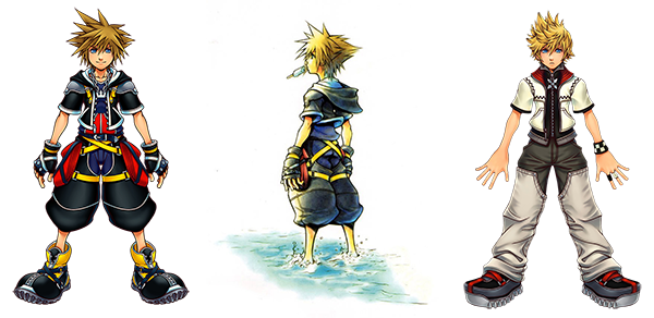 kingdom hearts sora drawings