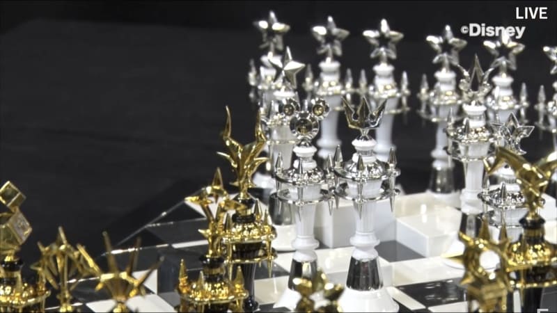 This Kingdom Hearts 3 chess set costs $700 and doesn't actually play chess