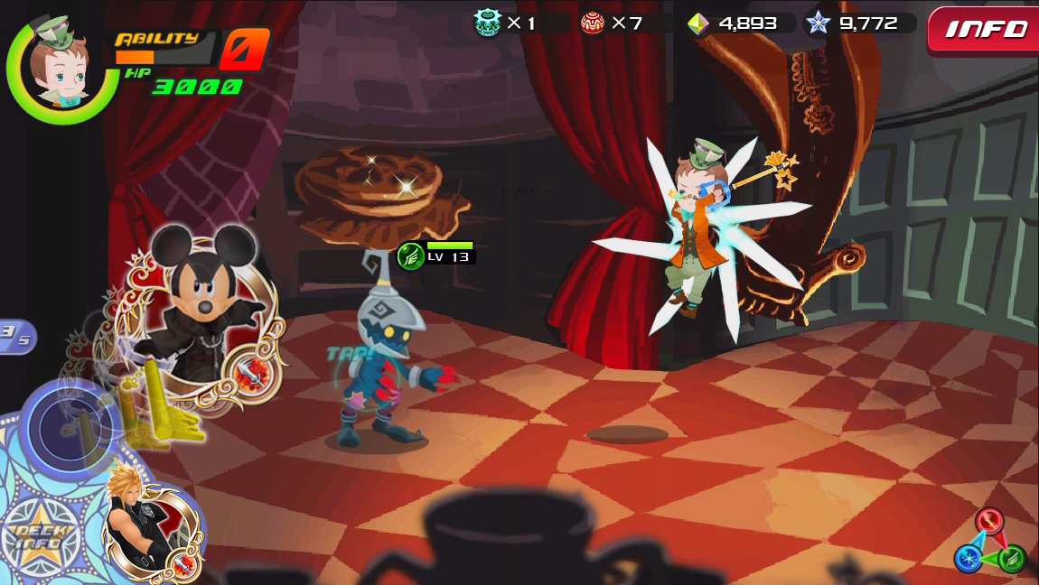 Screenshots of Kingdom Hearts Unchained X[chi] from 4Gamer ...
